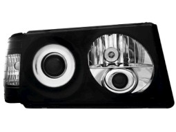 Faróis Angel eyes para Mercedes Benz W124 E-Class 93-95 _ black
