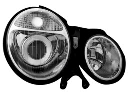 Faróis Angel eyes para Mercedes Benz W210 99-01 E-class