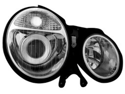 Faróis Angel eyes para   Mercedes Benz W210 99-01 E-class