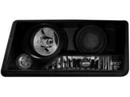 Faróis Angel eyes para Mercedes Benz W201_190E 82-93 _ black
