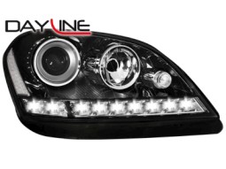 Faróis Angel eyes para Mercedes Benz W164 M 05-08_black