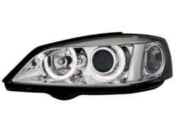 Faróis Angel eyes para Opel Astra G 98-04 _2 angel eyes _ chrome