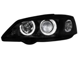 Faróis Angel eyes para   Opel Astra G 98-04 _2 angel eyes _ black