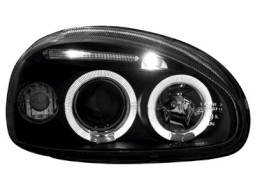 Faróis Angel eyes para Opel Corsa B 3/5d 03.93-01 _2 angel eyes _ black