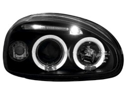 Faróis Angel eyes para   Opel Corsa B 3/5d 03.93-01 _2 angel eyes _ black