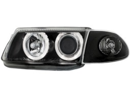 Faróis Angel eyes para Opel Astra F 91-98_2 angel eyes_black