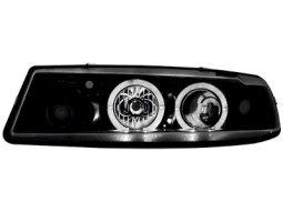 Faróis Angel eyes para Opel Calibra 90-97 _2 angel eyes _ black