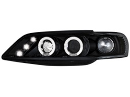 Faróis Angel eyes para Opel Vectra B 99-01 _2 angel eyes