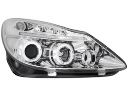 Faróis Angel eyes para Opel Corsa D 06+ 2 aneis