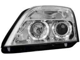 Faróis Angel eyes para Opel Vectra C 02-04 _2 angel eyes _ black