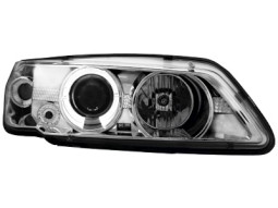 Faróis Angel eyes para Peugeot 306 93-97 _ 1 halo rim