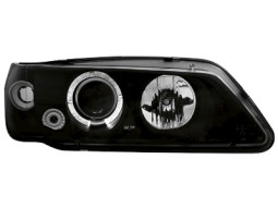 Faróis Angel eyes para Peugeot 306 93-97 _ 1 halo rim _ black