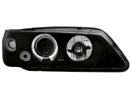 Faróis Angel eyes para   Peugeot 306 93-97 _ 1 halo rim _ black