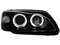 Faróis Angel eyes para Peugeot 106 05.96-99 _2 angel eyes _ black