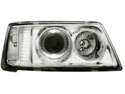 Faróis Angel eyes para Peugeot 205 83-96 _ 1 halo rim _ chrome