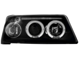 Faróis Angel eyes para Peugeot 205 83-96 _2 angel eyes _ black