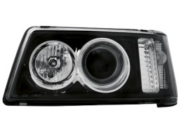 Faróis Angel eyes para Peugeot 205 83-96 _ 1 halo rim _ black