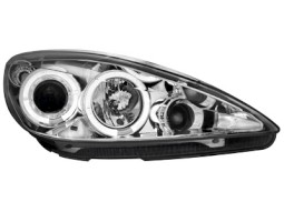 Faróis Angel eyes para   Peugeot 307 01-04.05_2 angel eyes _ chrome