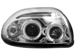 Faróis Angel eyes para Renault Clio II 98-01 _2 angel eyes