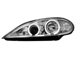 Faróis Angel eyes para Renault Megane 99-02 _2 angel eyes _ chrom