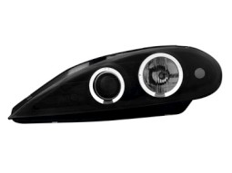 Faróis Angel eyes para Renault Megane 99-02 _2 angel eyes _ black