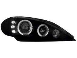 Faróis Angel eyes para Renault Megane 99-02 _2 angel eyes _ black
