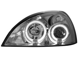 Faróis Angel eyes para Renault Clio 01-05 _2 angel eyes