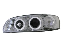 Faróis Angel eyes para Subaru Impreza 97+ _2 angel eyes _ chrome