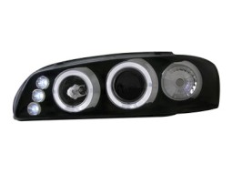 Faróis Angel eyes para Subaru Impreza 97+ _2 angel eyes _ black