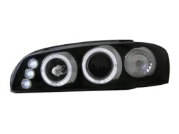 Faróis Angel eyes para   Subaru Impreza 97+ _2 angel eyes _ black