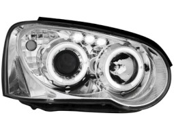 Faróis Angel eyes para   Subaru Impreza 03-05 _2 angel eyes _ chrome