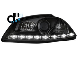 Faróis D-LITE  Seat Ibiza 6L 03-08_DAYTIME RUNNING LIGHT_black