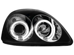 Faróis Angel eyes para   Toyota Yaris 98-04 _2 angel eyes _ black