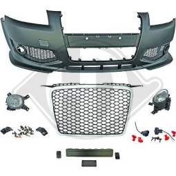 Parachoques em plástico Audi A3 05-08(grelha favo de mel)