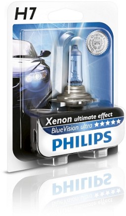 H7 Lâmpada Philips blue vison 12v/ 55 W (1peça)