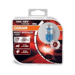 Lâmpada H4  Osram Night Breaker Laser 12v/ 55 W  (2 peças)