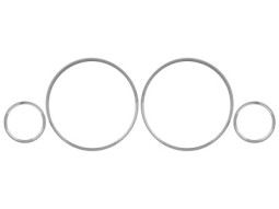 Aros dos manometros Audi 80 B4