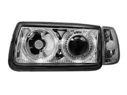 Faróis Angel eyes para Angel Eyes VW Polo 6N 95-98 _ com 2 angel eyes