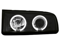 Faróis Angel eyes para  VW Corrado 87-95 _ chrome