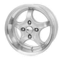 Jante Brock B5 CINZA ABA POLIDA 8x14