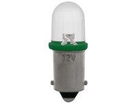 Lâmpadas Led com casquilho de led _ verde (2 unidades)