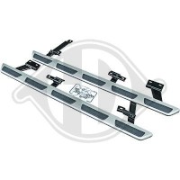 Estribos laterais inox para Audi Q3 2011->