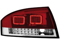 Farolins de Led Audi TT (8N3 / 8N9) 98-05 vermelho crystal