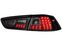 LED tail lights Mitsubishi Lancer 08+ black
