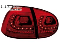Farolins LITEC  de Led VW Golf V 03-09 _ vermelho/crystal
