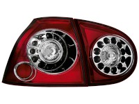Farolins de Led VW Golf V 03-09 _ vermelho/crystal
