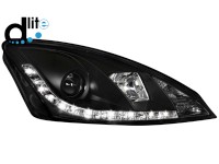 Faróis D-LITE  Ford Focus 98-01 _DAYTIME RUNNING LIGHT_ black