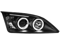Faróis Angel Eyes Ford Mondeo 00-07 2 aneis _ black