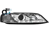 Faróis D-LITE Opel Vectra B 96-98_DAYTIME RUNNING LIGHT_chrome