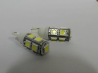 Lâmpadas Led T10 com 9 led smd _ branco (2 unidades)